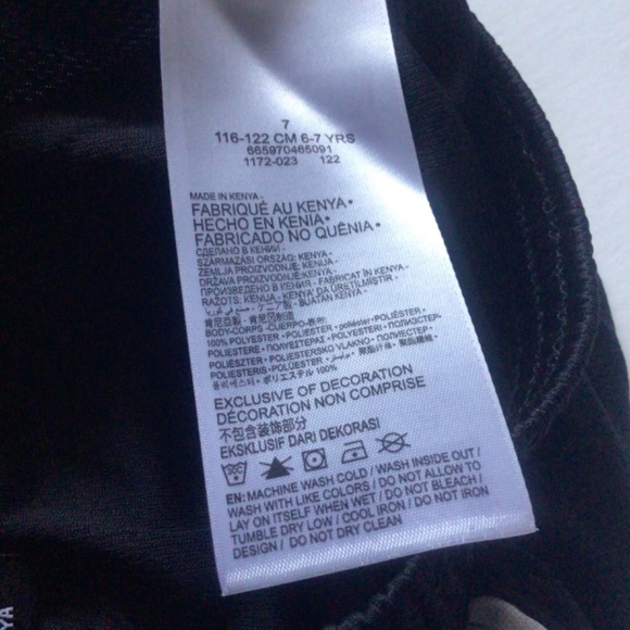 Gym shorts!!Hurley Kids Black Athletic Shorts Size 7 - Picture 6 of 9